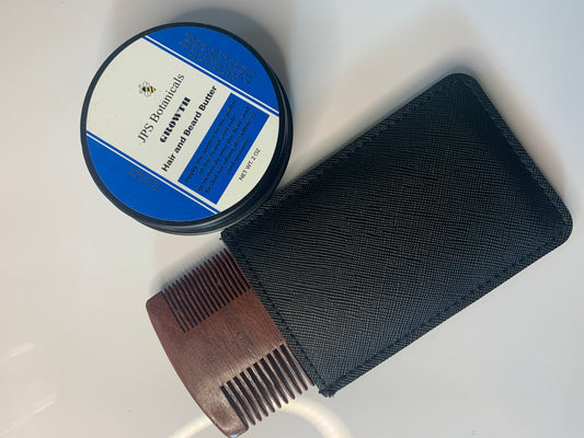 “GROWTH” Hair & Beard Butter with FREE Beard Comb